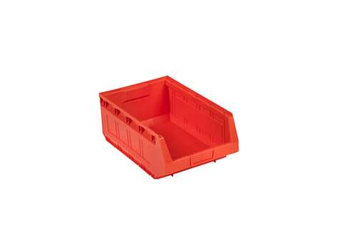 Magazijnbak stapelbaar 485x303x190mm rood