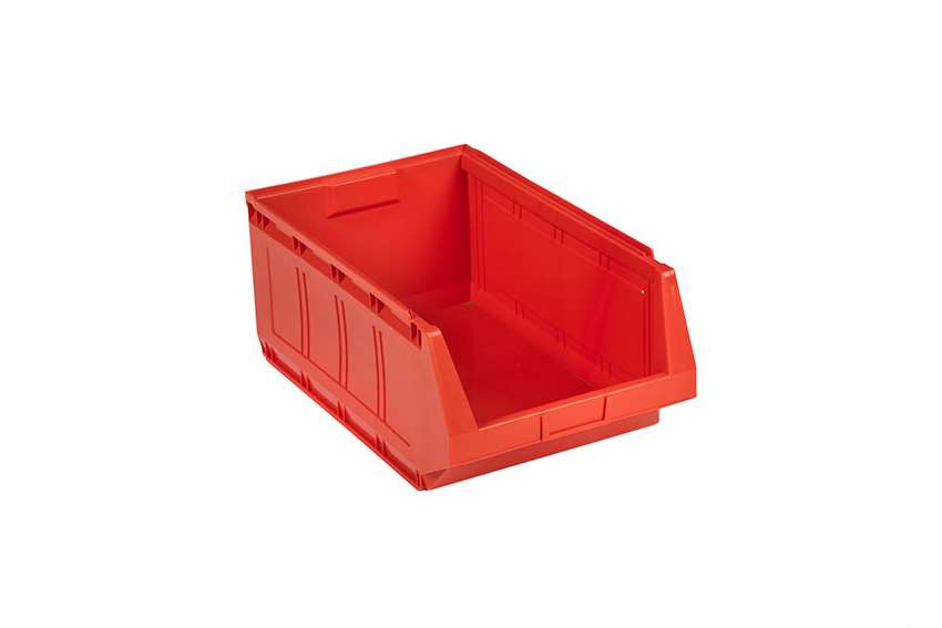 Magazijnbak stapelbaar 580x363x250mm rood