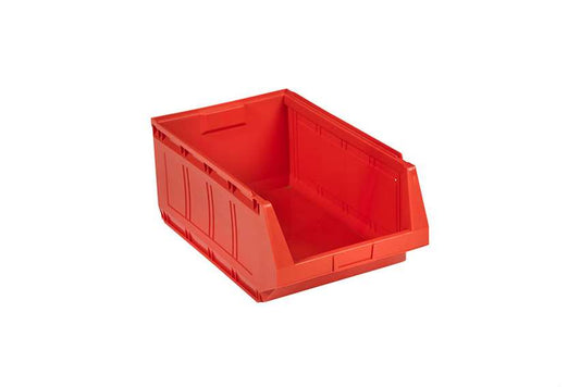 Magazijnbak stapelbaar 580x363x250mm rood