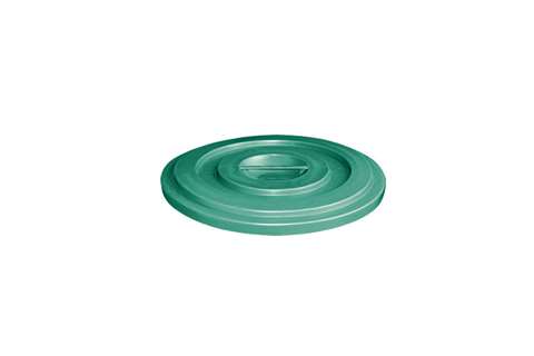 Deksel voor afvalton groen 100 ltr